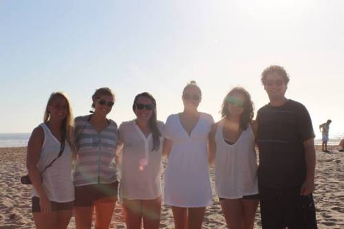 All of us at Playa do Amado